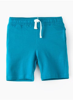 Solid knitted shorts
