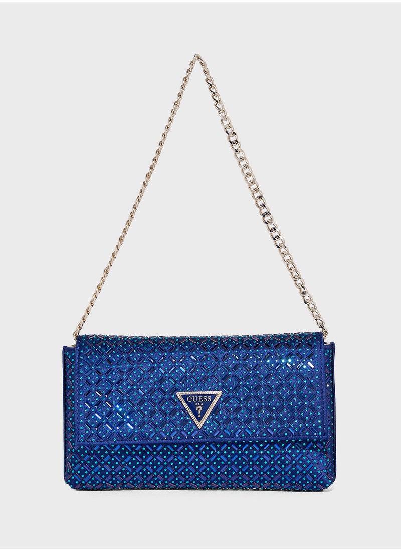 GUESS Zalina Flap Over Clutch  - Image 1