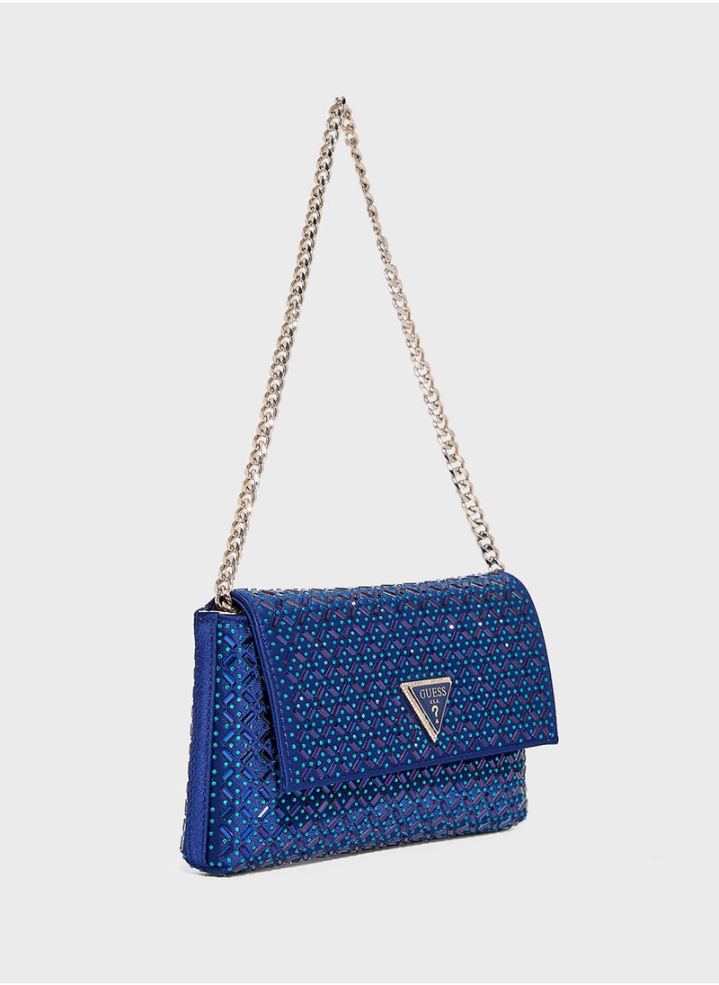 GUESS Zalina Flap Over Clutch  - Image 3