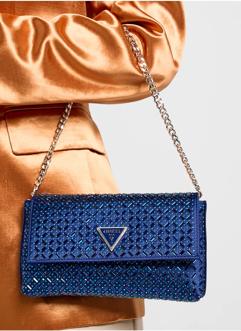 GUESS Zalina Flap Over Clutch