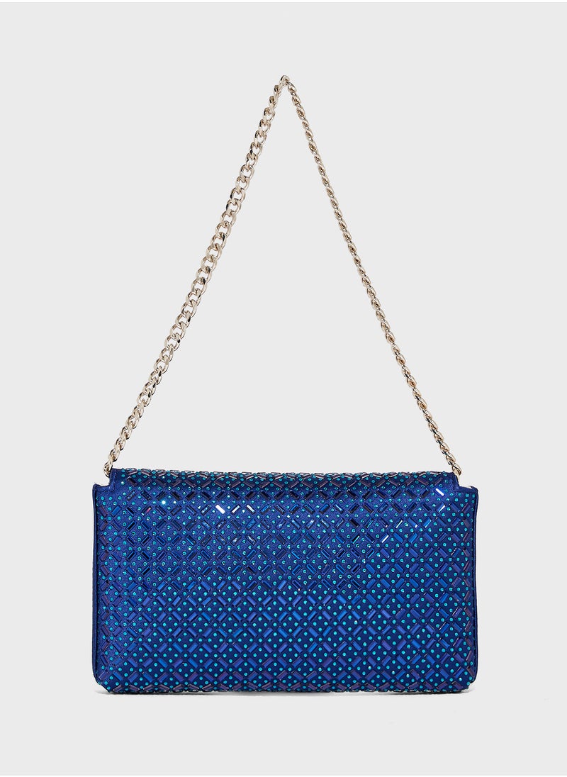 GUESS Zalina Flap Over Clutch  - Image 2