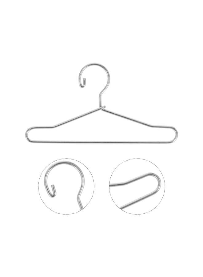20 Pcs Doll Clothes Hanger Metal Doll Outfit Hanger Wardrobe Doll Clothes Accessories Wire Hangers,Clothes Hanger,Coat Hanger,Metal Hangers for Doll Clothes Gown Dress Outfit 65mm Golden  - Image 2