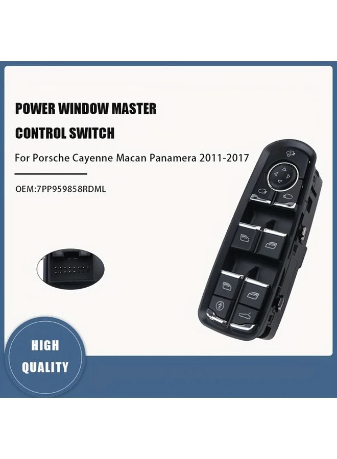 Child For Switch Front Left Power Window Button Porsche Cayenne Macan Panamera 7PP959858 - Image 2