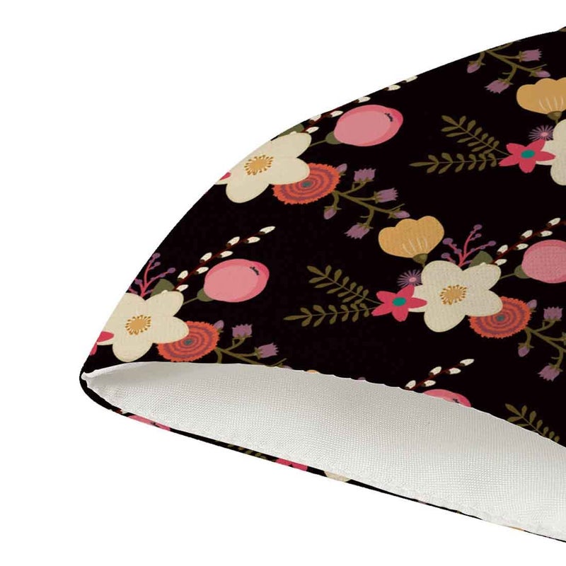 Crazyify Crazyify Floral Print Face Mask Face Mask Set of 3 For WomenMen with Adjustable Earloop Two Layer Soft Printed Canvas Fabric with HD Print Washable Resuable  - Image 5