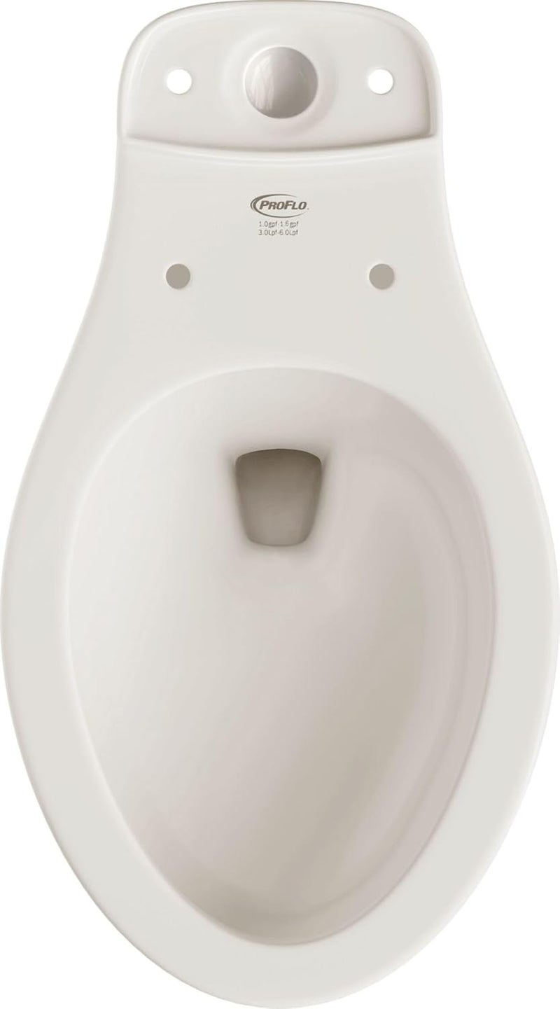 PROFLO PF1401T Jerritt Elongated Toilet Bowl Only - White - Image 3