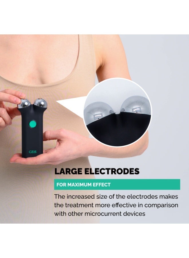 GESS Sfera Microcurrent Facial Device, Face Lifting & Skin Tightening Massager, Rechargeable Anti-Aging Face Care Device, 4 Modes - Image 4