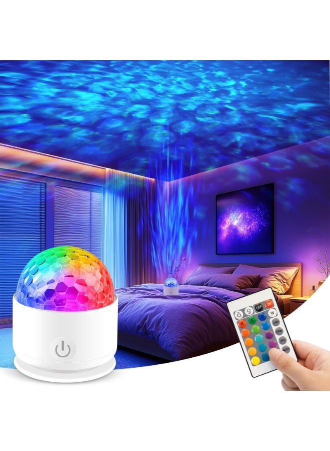 OSHIMA Starry Sky Projector LED, Galaxy Projector for Gift Party, Light Projectors with Remote Control, Star Projector Children with 16 Lighting Effects, LED Projectors Night Light Children's Room - Image 1