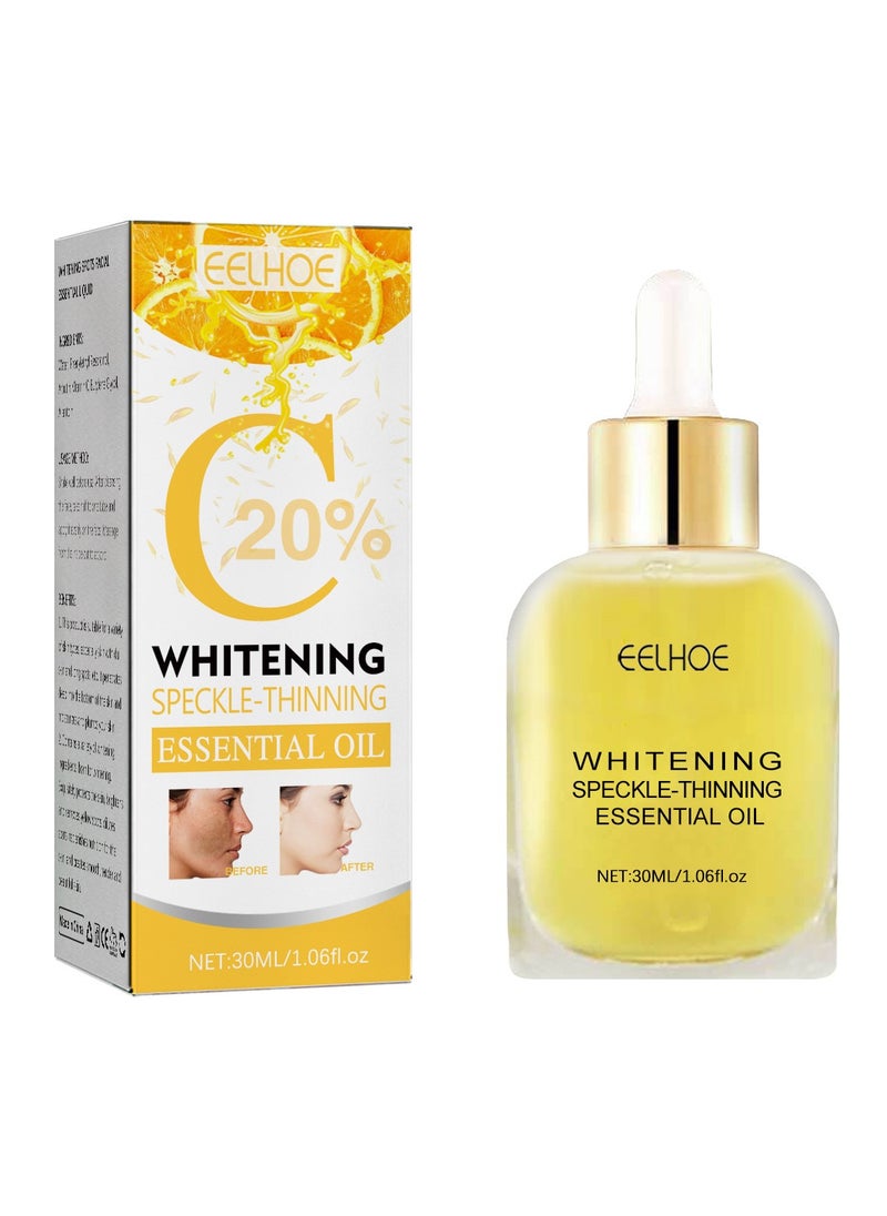 EELHOE - Vitamin C Face Serum, Anti-Aging Serum for Men and Women, Face Brightening Dark Spot Remover with Hyaluronic Acid, Professional Grade Face and Eye Treatment, Vitamin C Dark Spot Corrector 30ml - Image 1