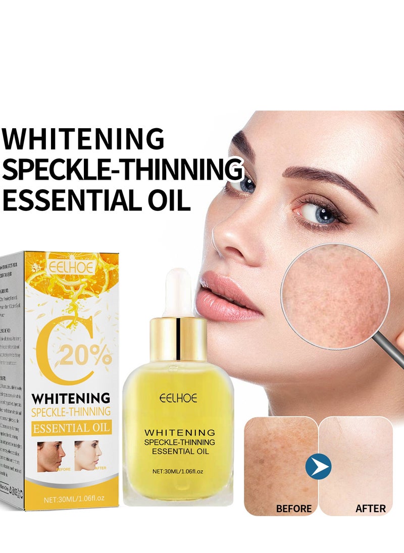 EELHOE - Vitamin C Face Serum, Anti-Aging Serum for Men and Women, Face Brightening Dark Spot Remover with Hyaluronic Acid, Professional Grade Face and Eye Treatment, Vitamin C Dark Spot Corrector 30ml - Image 1