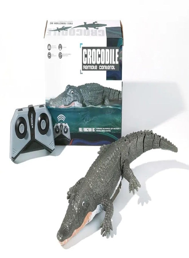 KIDIIG 2.4GHz Remote Control Crocodile Toy - Realistic Floating RC Crocodile Head for Pool, Lake & Bath Fun | High Simulation RC Boat Prank Toy Gift for Kids (5+ Years) - Image 1