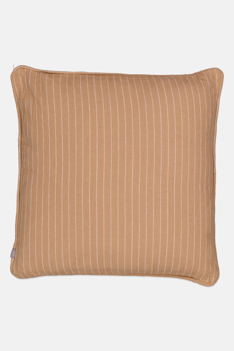 Muy Mucho Stripe Pattern Chair Cushion 45 X 45 cm, Beige  - Image 1