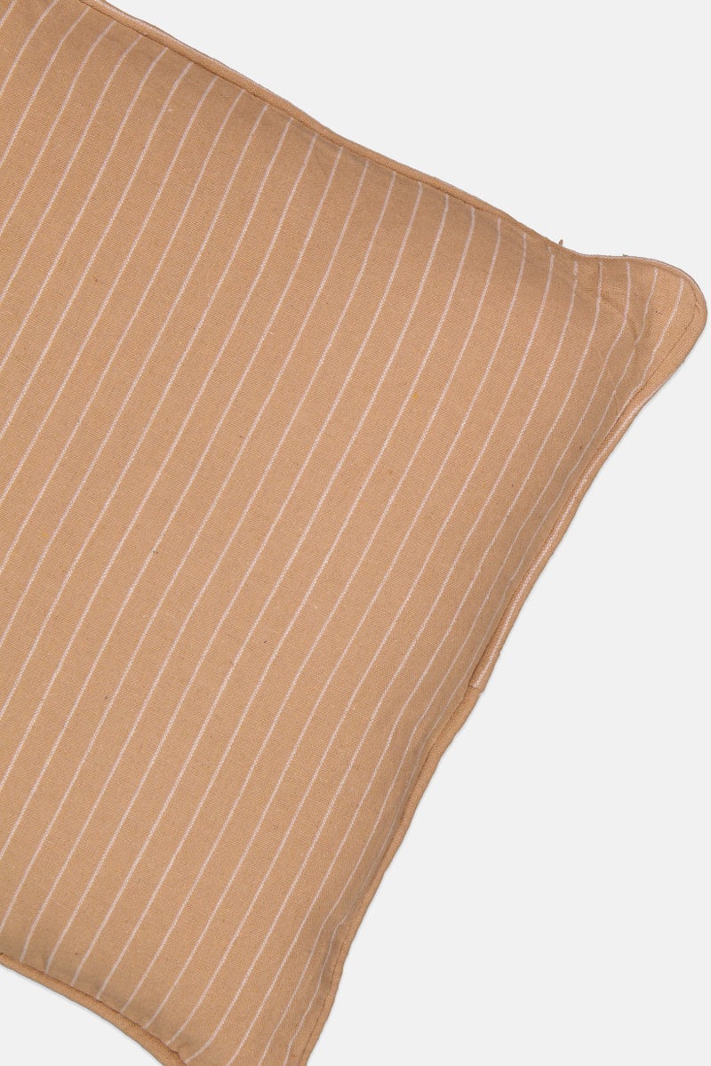Muy Mucho Stripe Pattern Chair Cushion 45 X 45 cm, Beige  - Image 2
