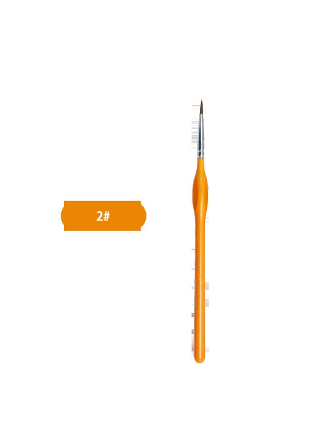 Nine Extremely Three-sided Drawing Pen Watercolor Gouache Brushwork Outline Tracing Pen Drawing Surface-drawing Photo Pen Extra Traditional Chinese Painting Hand-painted - Image 1