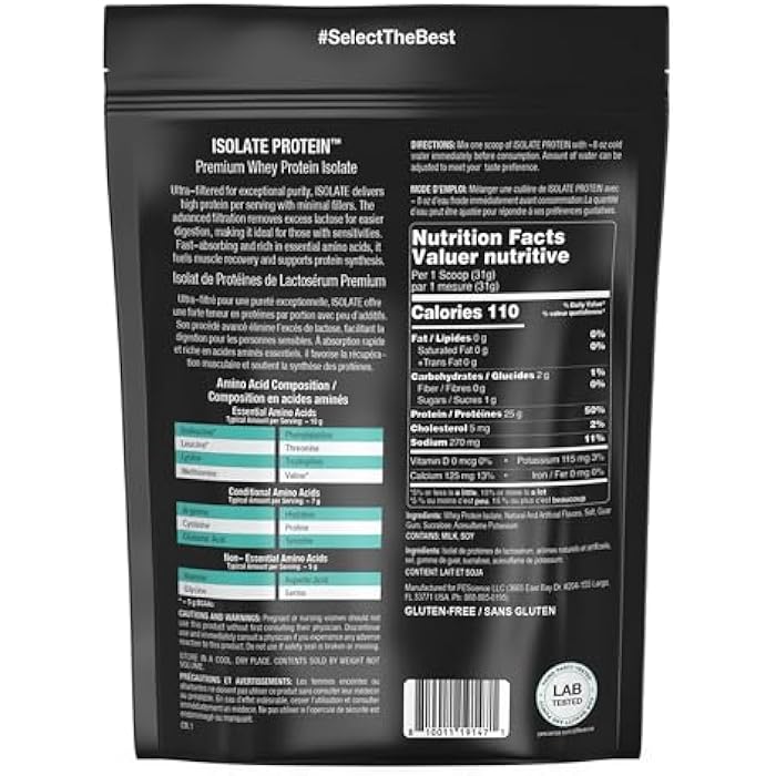 PEScience Whey Protein Isolate, Clean Protein Powder for Women and Men, Low Carb, Gluten Free, Fast Absorbing Post Workout Shake, Vanilla Cupcake, 5 Servings - Image 2