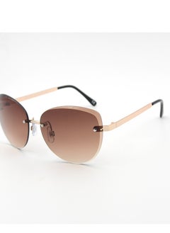 MADEYES Women's UV Protection Sunglasses EE7M361 - Gold/Black  - Image 2
