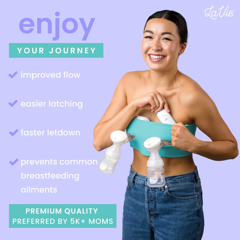 Lavie لافي™ جهاز تدليك الرضاعة مع تسخين للرضاعة الطبيعية | جهاز تدليك الثدي مع حرارة واهتزاز لانسداد القنوات، وتحسين تدفق الحليب، وتخفيف احتقان الثدي | زيادة إمداد الحليب - Image 2
