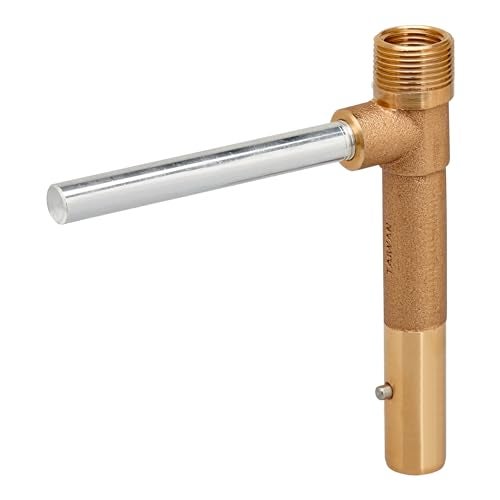 Underhill Quick Coupler Key Tool for Coupler Valve, 3/4-Inch MPT x 1/2-Inch FPT Outlet, Sprinkler Garden Irrigation System, Solid Brass, QK-075 - Image 1