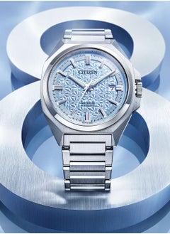 CITIZEN Series 8 831 Mens Watch NB6051-59L, Limited Edition Tiffany Ice Blue Textured Dial 41mm Dial 100M WR  - Image 2