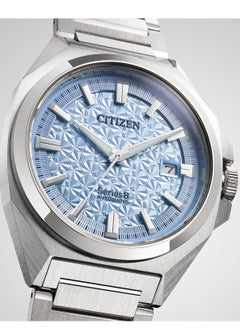 CITIZEN Series 8 831 Mens Watch NB6051-59L, Limited Edition Tiffany Ice Blue Textured Dial 41mm Dial 100M WR  - Image 4