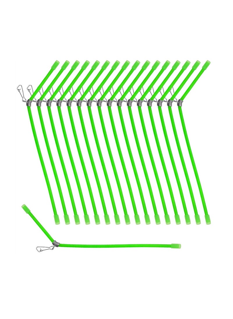 SYOSI 25 Pieces Fishing Balance Connector Fishing Anti Tangle Boom Fishing Accessories Hook Link PVC Connector Fishing Tackle Tubes, 22cm  - Image 1