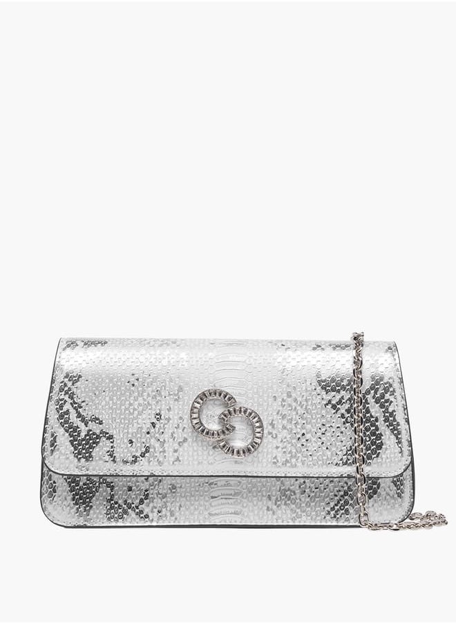 Celeste - Women's Animal Textured Crossbody Bag with Detachable Strap Ramadan Collection - Image 1