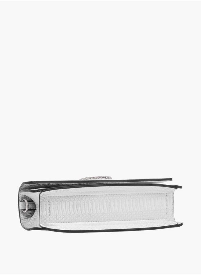 Celeste - Women's Animal Textured Crossbody Bag with Detachable Strap Ramadan Collection - Image 1