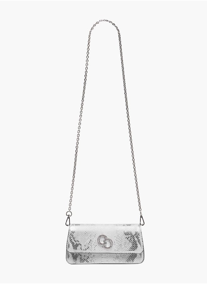 Celeste - Women's Animal Textured Crossbody Bag with Detachable Strap Ramadan Collection - Image 1