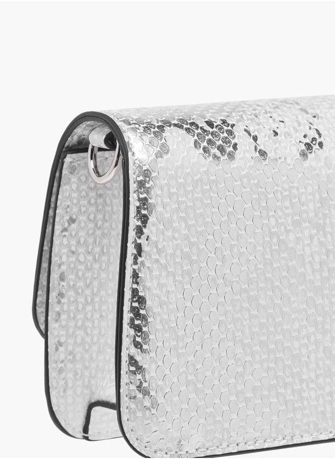 Celeste - Women's Animal Textured Crossbody Bag with Detachable Strap Ramadan Collection - Image 1
