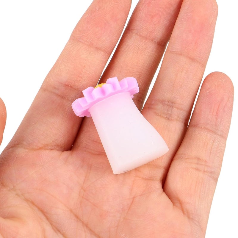 Silicone Toe Separators 2 Sets Daisy Flower Nail Polish Toe Dividers Bunion Correction Spacers for Men Women Pedicure Foot Alignment and Relief - Image 3