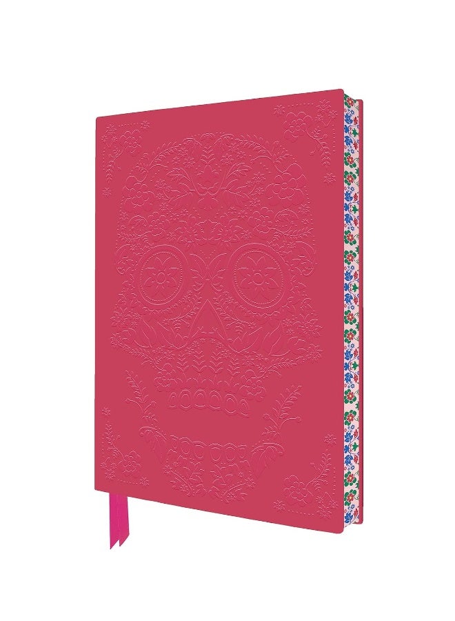 Flower Sugar Skull Artisan Art Notebook (Flame Tre 