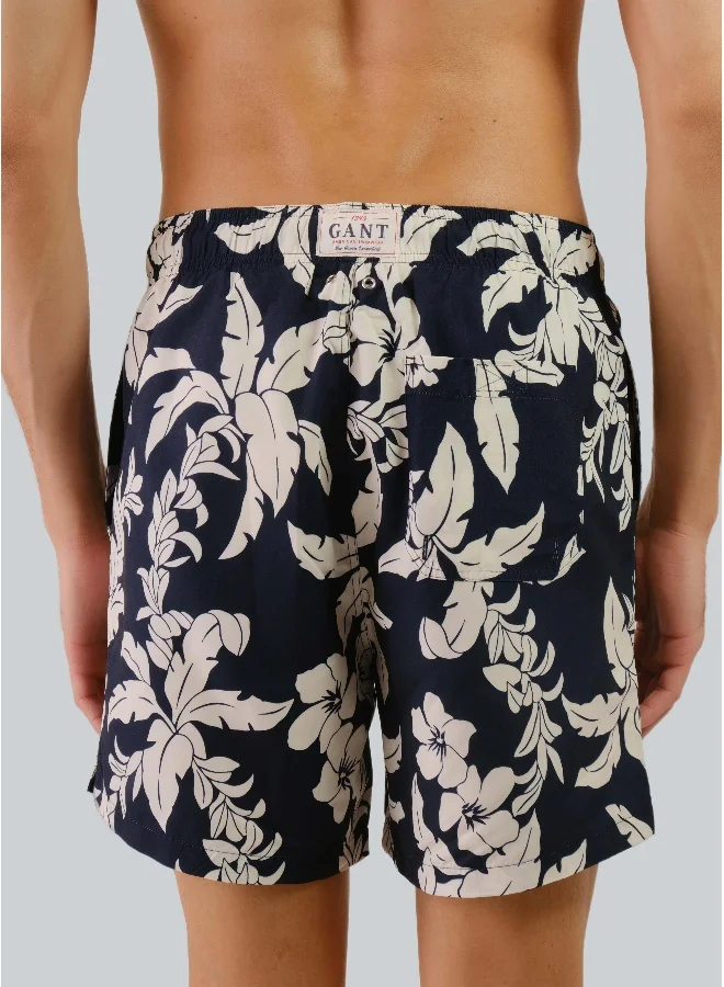 غانت Palm Lei Print Swim Shorts