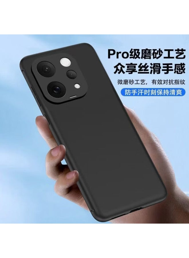 Langling Skin-friendly Micro-sand Vivo S50 Case Full Coverage Matte Ultra-thin Shockproof Anti-fingerprint Protective Cover