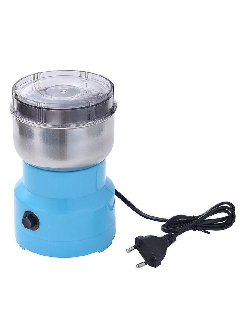 DubaiGallery Blue New Coffee Grinder Electric Mill Spice Grinder with Stainless Steel Blades, Multifunction Electric Grain Grinder  - Image 5