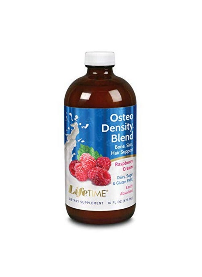Lifetime Osteo Density Blend Liquid Raspberry Btlglass  16Oz  - Image 1