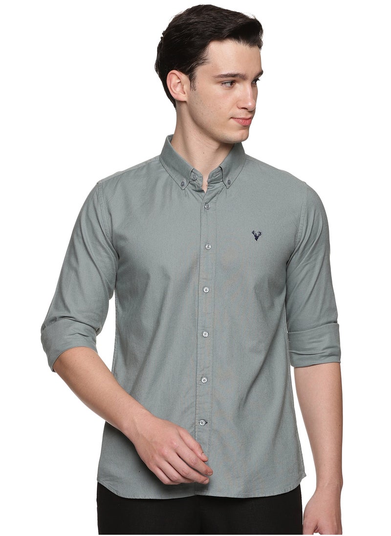U.S. ELK Men's Button Down Shirt | Casual Slim Fit Shirt | Long Sleeve Oxford Shirts For Men | Smart Fit Cuff  - Image 1