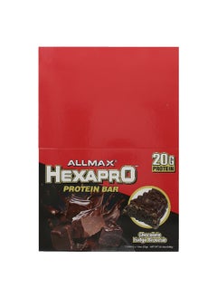 Allmax ALLMAX, Hexapro™, Protein Bar, Chocolate Fudge Brownie, 12 Bars, 1.9 oz (53 g) Each 
