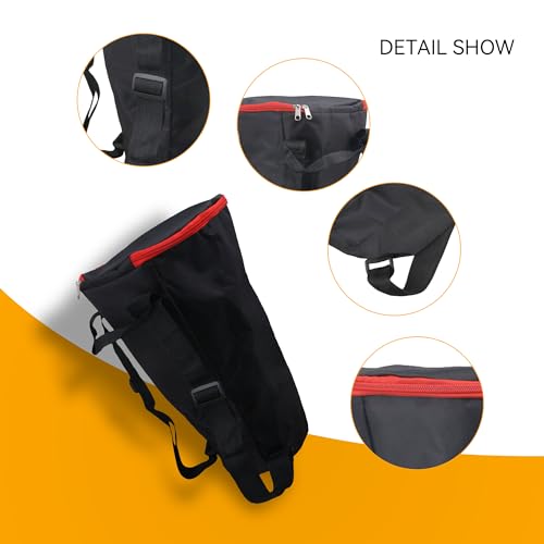 Bstinay Djembe Large Drum Bag 12Inch African Drum Carry Case Musical Instrument Accessory Durable Shoulder Strap Black - Image 3