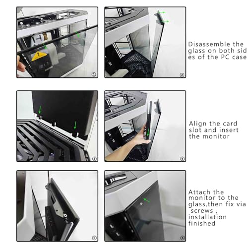 VSDISPLAY 14.5 Inch Touch Monitor for Y70 Computer Case 2560x720 IPS Stretched Bar LCD for DIY PC Case GPU CPU Data Monitoring Secondary Display - Image 5