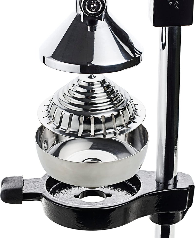 SANA SANA Commercial Citrus Press HeavyDuty Manual Press Juicer For All Types of Citrus Max Extraction Orange Lemon Lime and Pomegranate Squeezer 15 Year Warranty Black  - Image 2