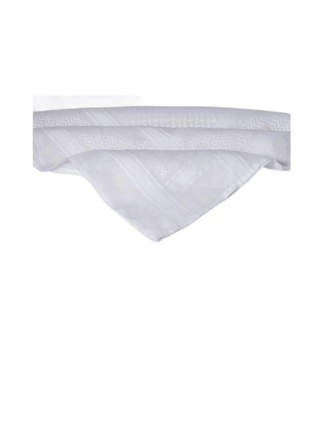Ameral White Men's Shemagh - Image 3
