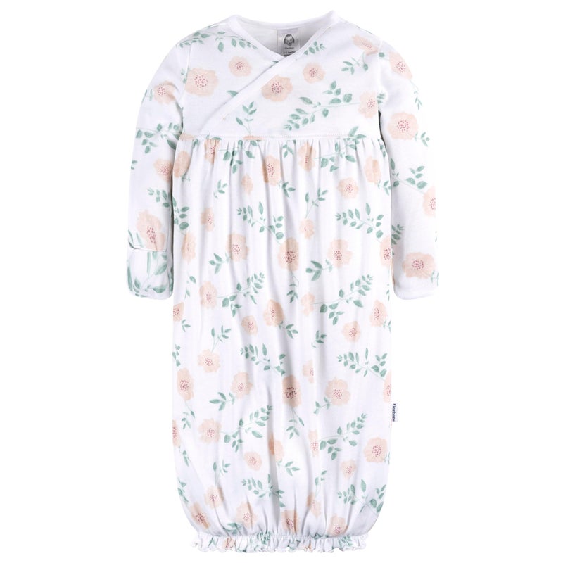 GerberBaby Girls4-Pack Sleeper GownMamas MiniNewborn - Image 2