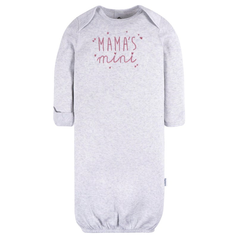 GerberBaby Girls4-Pack Sleeper GownMamas MiniNewborn - Image 4