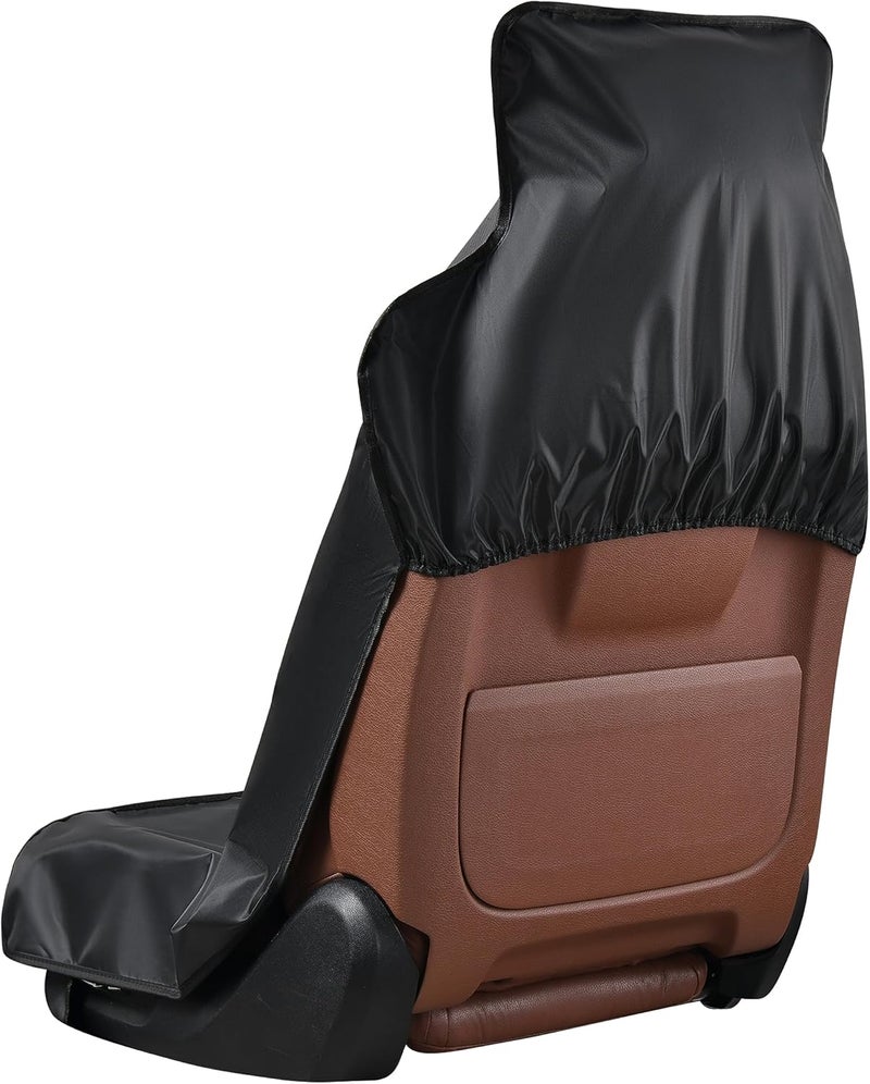 MAGCA LTD Car Seat Cover Protector, Waterproof, Front Seat Cover for Universal Car Seat, Black, Pack of 1 | Waterproof, Universal Car Seat - Image 2