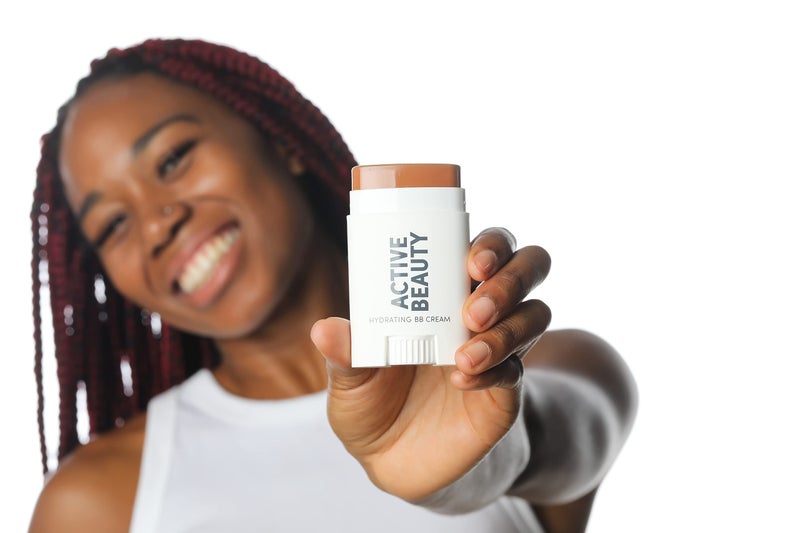 LIQUE Active Don't Sweat It Light-Coverage BB Cream Stick, Revitalize & Brighten Skin While Smoothing Fine Lines & Reducing Redness, Dewy Finish, Vegan Formula, Rich, 0.71 Oz. - Image 2