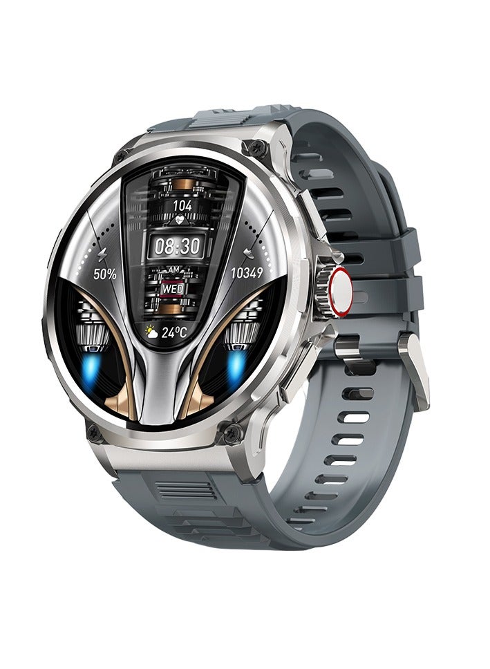 AROAQ V69 Smartwatch, 1.85 Inch Ultra HD Display Men Smartwatch, IP68 Waterproof Fitness Tracker Watch, Comfortable And Lightweight Smart Wristwatch With 100 Plus Exercise Modes, (1pc, Silver) - Image 1