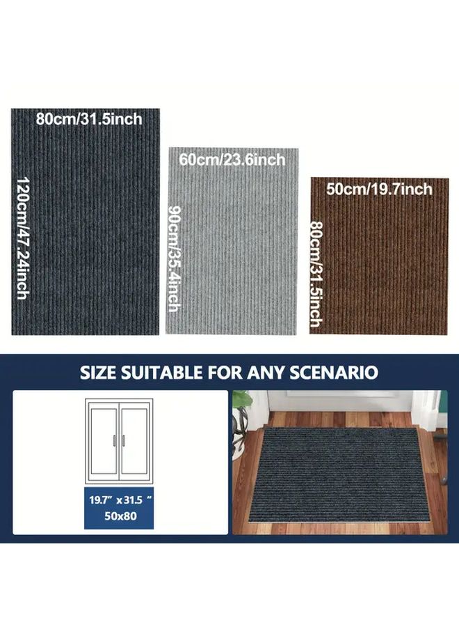Absorbent Non Slip Washable Pet Door Mat Dark Gray 23 62x35 43 Inch Quick Dry - Image 3