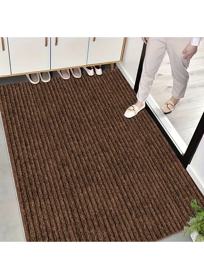 Absorbent Non Slip Washable Pet Door Mat Dark Gray 23 62x35 43 Inch Quick Dry - Image 2
