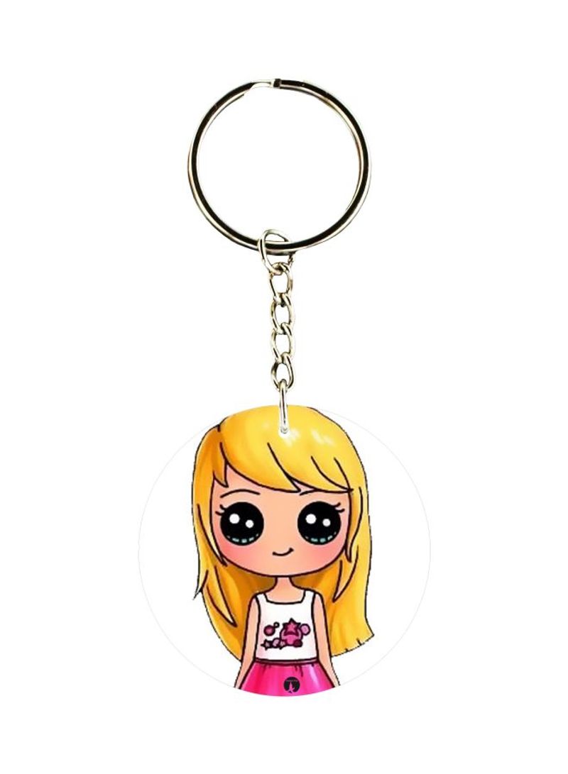 RKN Girl Printed Keychain