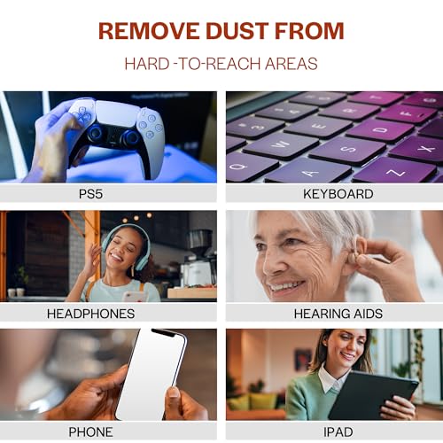 iDuster Keyboard Cleaner Air Spray - Canned Air for PS5, Computer, PC, Keyboard, Electronics, 3PCS(10oz) - Image 4