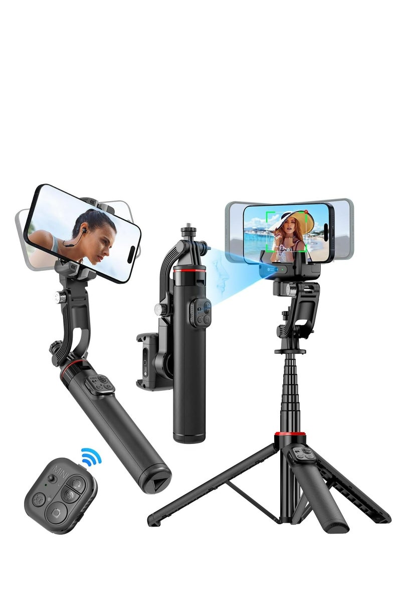 AI Face Tracking Gimbal Stablizer Extra-long Multifunctional Stable Tripod Selfie Stick 1.338M  - Image 1